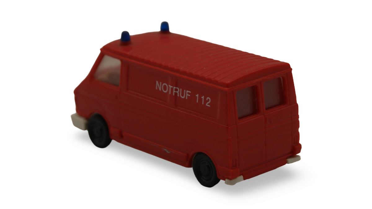 Praliné Fiat 242 Feuerwehr Notruf 112 Kastenwagen 1:87 H0