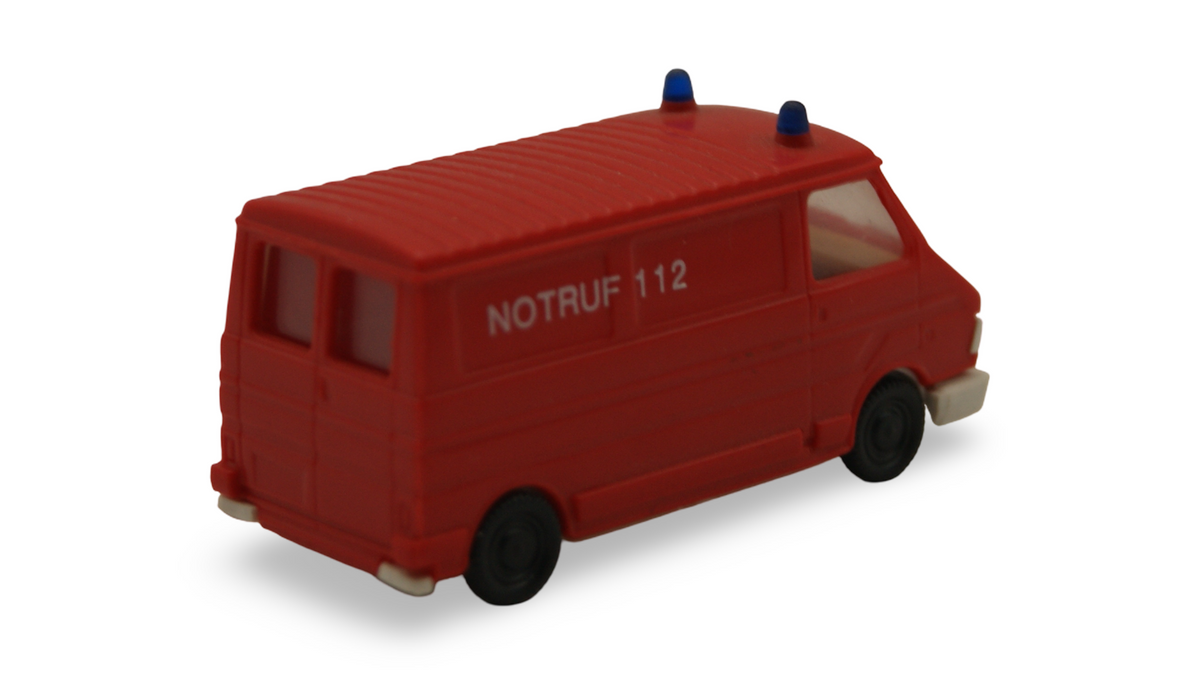 Praliné Fiat 242 Feuerwehr Notruf 112 Kastenwagen 1:87 H0