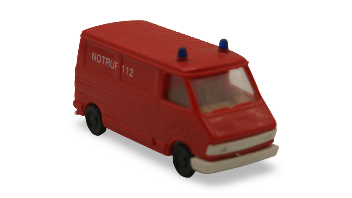 Praliné Fiat 242 Feuerwehr Notruf 112 Kastenwagen 1:87 H0