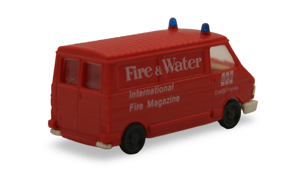 Praliné Fiat 242 Feuerwehr Fire & Water International Fire Magazine 1:87