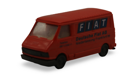 Praline Fiat 242 Deutsche Fiat AG Frankfurt Transporter Rot 1:87 H0