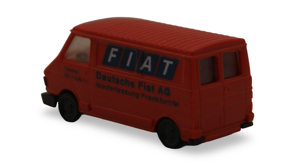 Praline Fiat 242 Deutsche Fiat AG Frankfurt Transporter Rot 1:87 H0