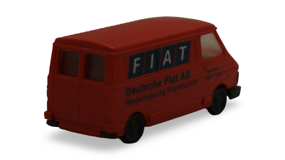 Praline Fiat 242 Deutsche Fiat AG Frankfurt Transporter Rot 1:87 H0