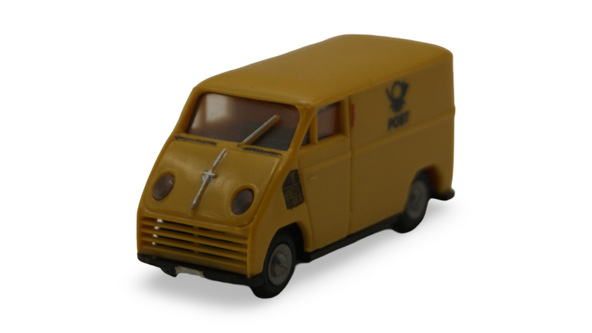 Praline DKW F89 L Auto Union Deutsche Bundespost Gelb 1:87 H0