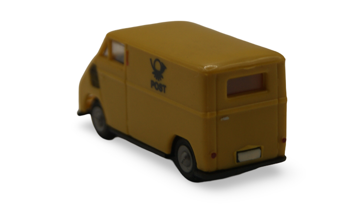 Praline DKW F89 L Auto Union Deutsche Bundespost Gelb 1:87 H0