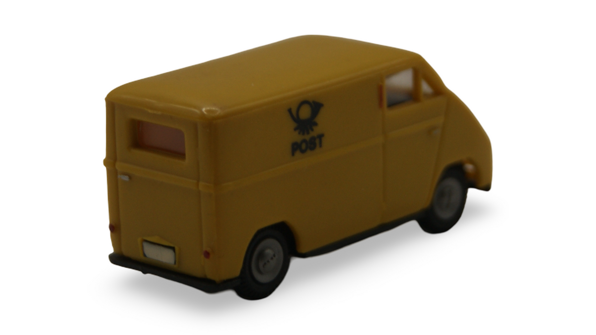 Praline DKW F89 L Auto Union Deutsche Bundespost Gelb 1:87 H0