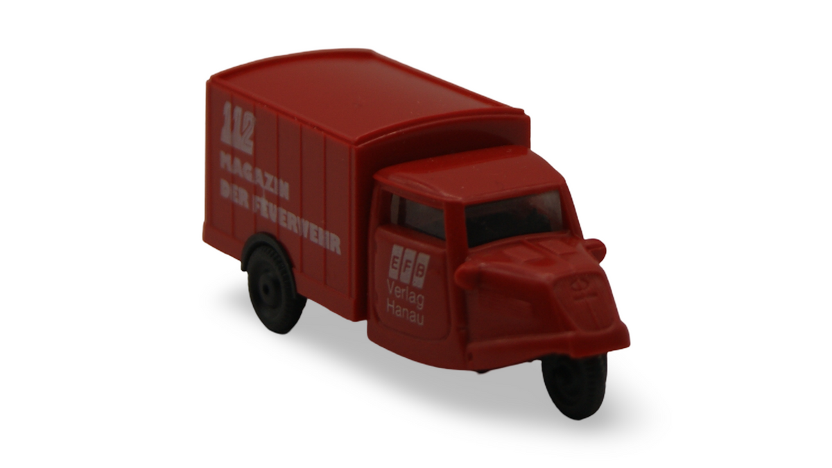 Praline Tempo Hanseat Dreirad 112 Magazin der Feuerwehr Rot 1:87 H0