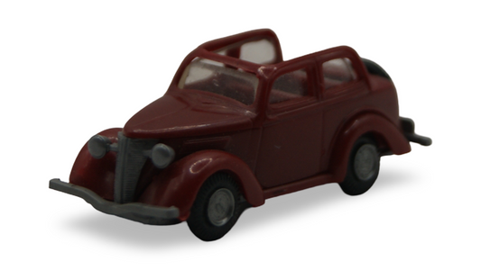 Praline Ford Eifel Cabrio-Limousine Offen Braunrot 1:87 H0