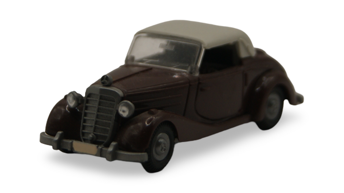 Praline Mercedes-Benz 170 S Cabriolet Braun Beige Verdeck 1:87 H0