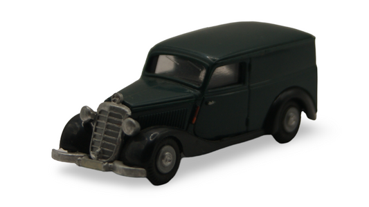 Praline Mercedes-Benz 170 V Kastenwagen Dunkelgrün 1:87 H0