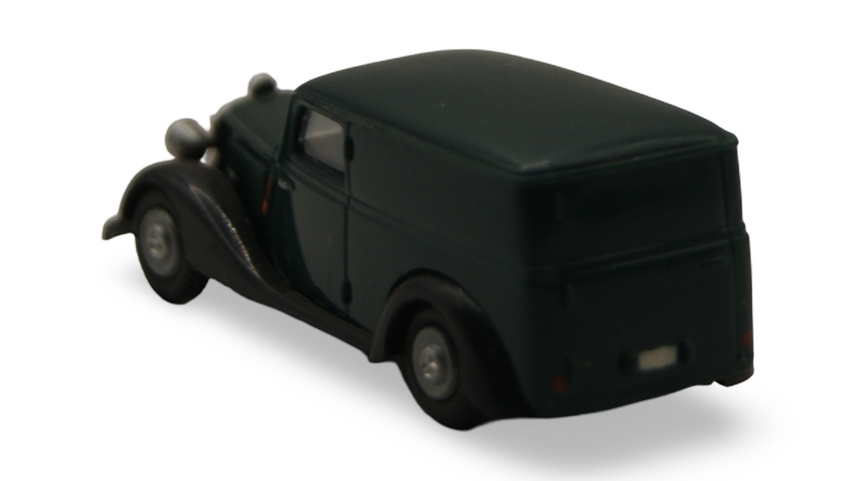 Praline Mercedes-Benz 170 V Kastenwagen Dunkelgrün 1:87 H0