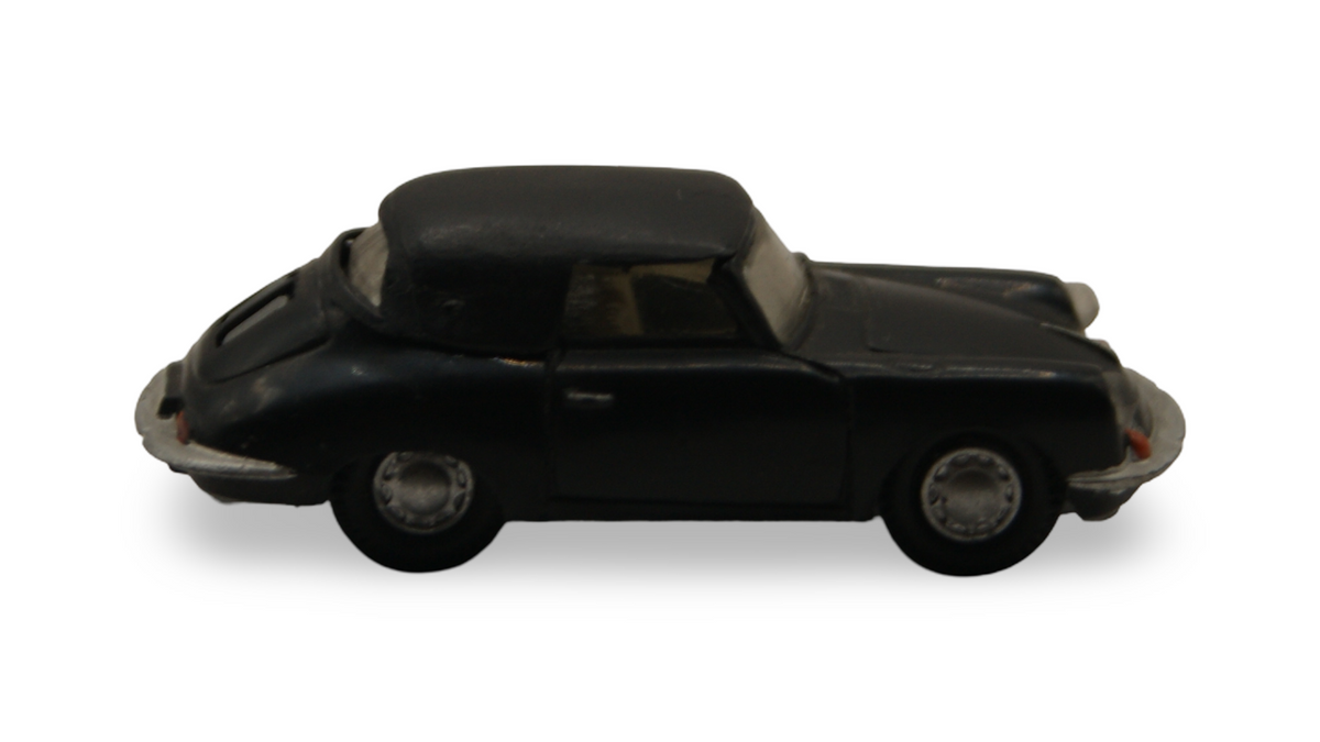 Praliné Porsche 356 Cabriolet Schwarz mit Verdeck 1:87 H0