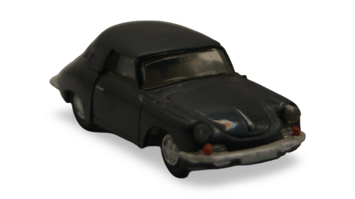 Praliné Porsche 356 Cabriolet Schwarz mit Verdeck 1:87 H0