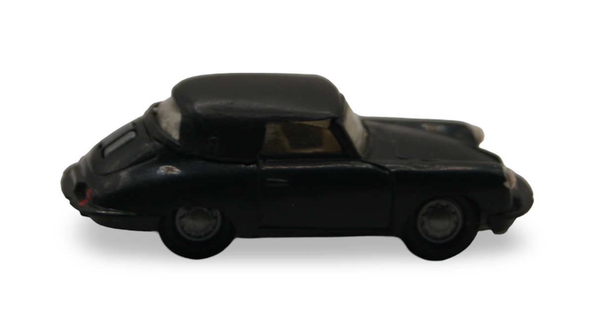 Praliné Porsche 356 Cabriolet Schwarz mit geschlossenem Verdeck 1:87 H0