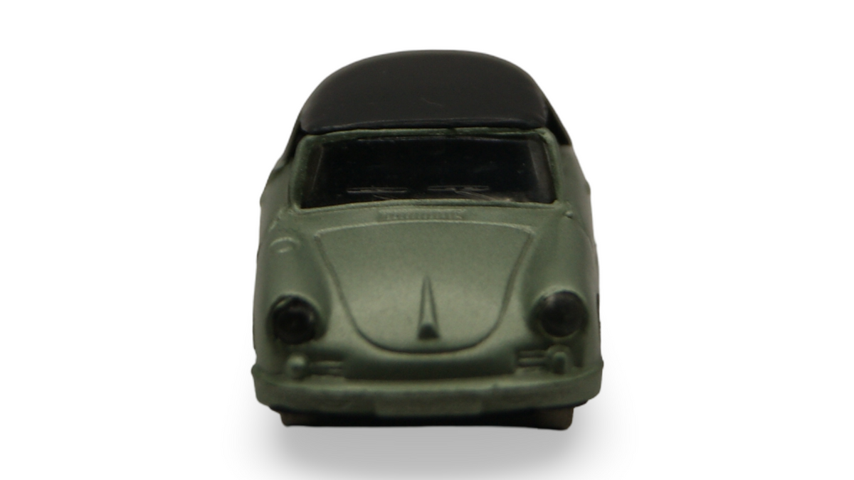 Praliné Porsche 356 Cabriolet Grünmetallic mit schwarzem Verdeck 1:87 H0