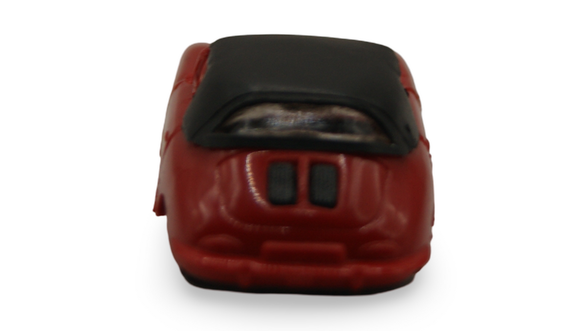 Praliné Porsche 356 Cabriolet Rot mit schwarzem Verdeck 1:87 H0