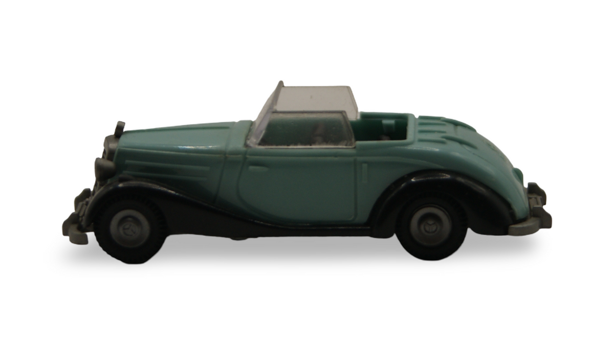 Praliné Mercedes-Benz 170 S Cabriolet Hellblau Schwarz offen 1:87 H0