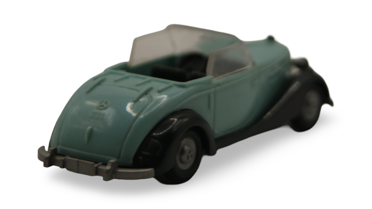 Praliné Mercedes-Benz 170 S Cabriolet Hellblau Schwarz offen 1:87 H0