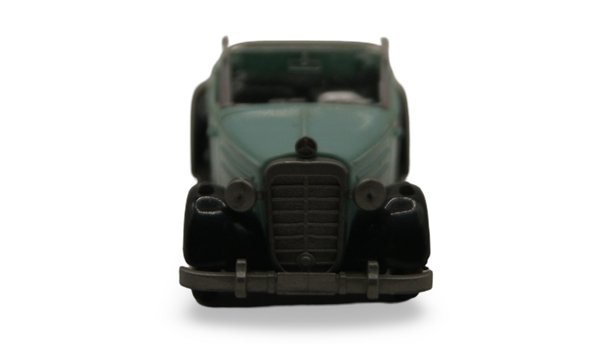 Praliné Mercedes-Benz 170 S Cabriolet Hellblau Schwarz offen 1:87 H0