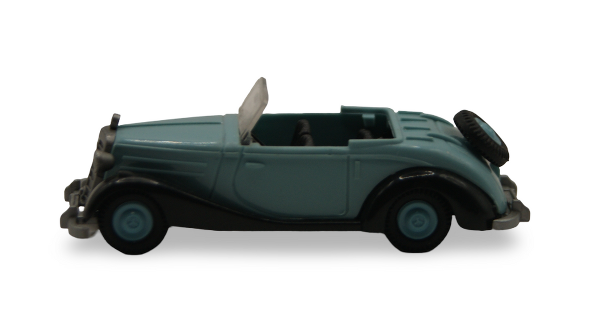 Praliné Mercedes-Benz 170 S Cabriolet Hellblau Schwarz offen 1:87 H0
