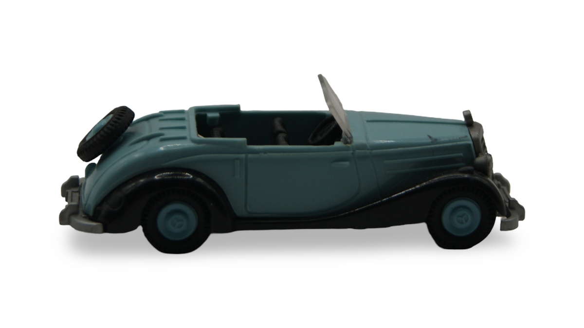 Praliné Mercedes-Benz 170 S Cabriolet Hellblau Schwarz offen 1:87 H0