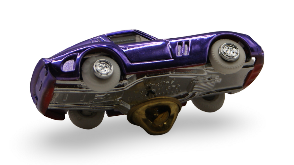 Praliné Bijou Ferrari 250 GTO Pin Anstecker Lila-Chrom 1:87 OVP #982677