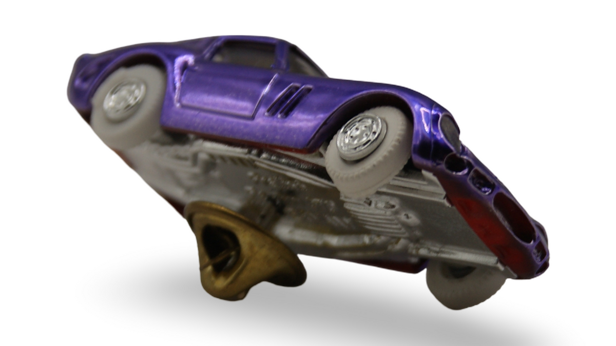 Praliné Bijou Ferrari 250 GTO Pin Anstecker Lila-Chrom 1:87 OVP #982677