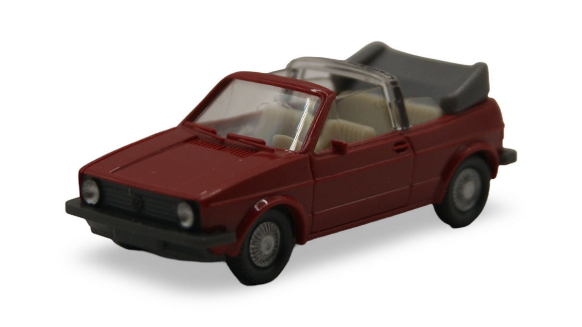 Praline VW Golf I Cabriolet 1:87 H0 rotbraun Cabrio Modellauto
