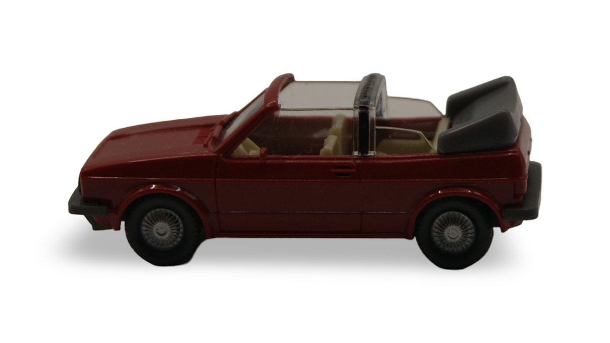 Praline VW Golf I Cabriolet 1:87 H0 rotbraun Cabrio Modellauto