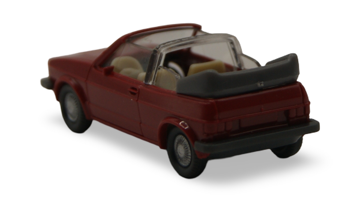 Praline VW Golf I Cabriolet 1:87 H0 rotbraun Cabrio Modellauto