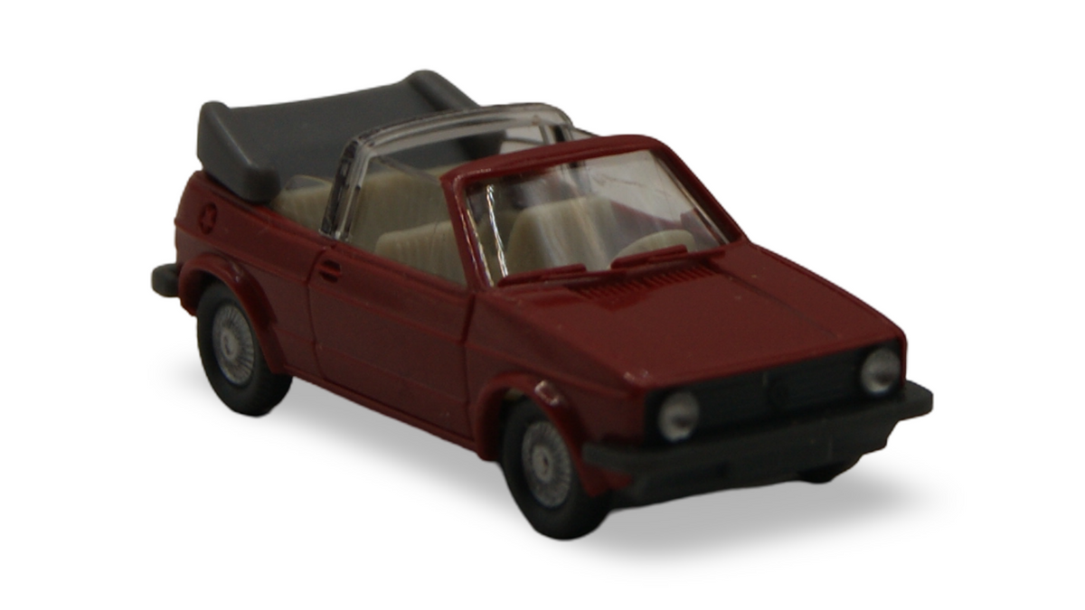 Praline VW Golf I Cabriolet 1:87 H0 rotbraun Cabrio Modellauto