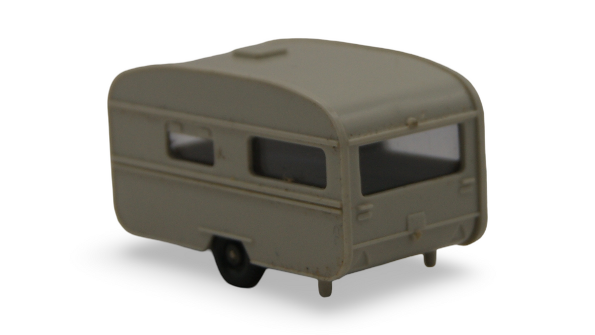 Wiking Dethleffs Wohnwagen 530 1:87 H0 creme Caravan Anhänger