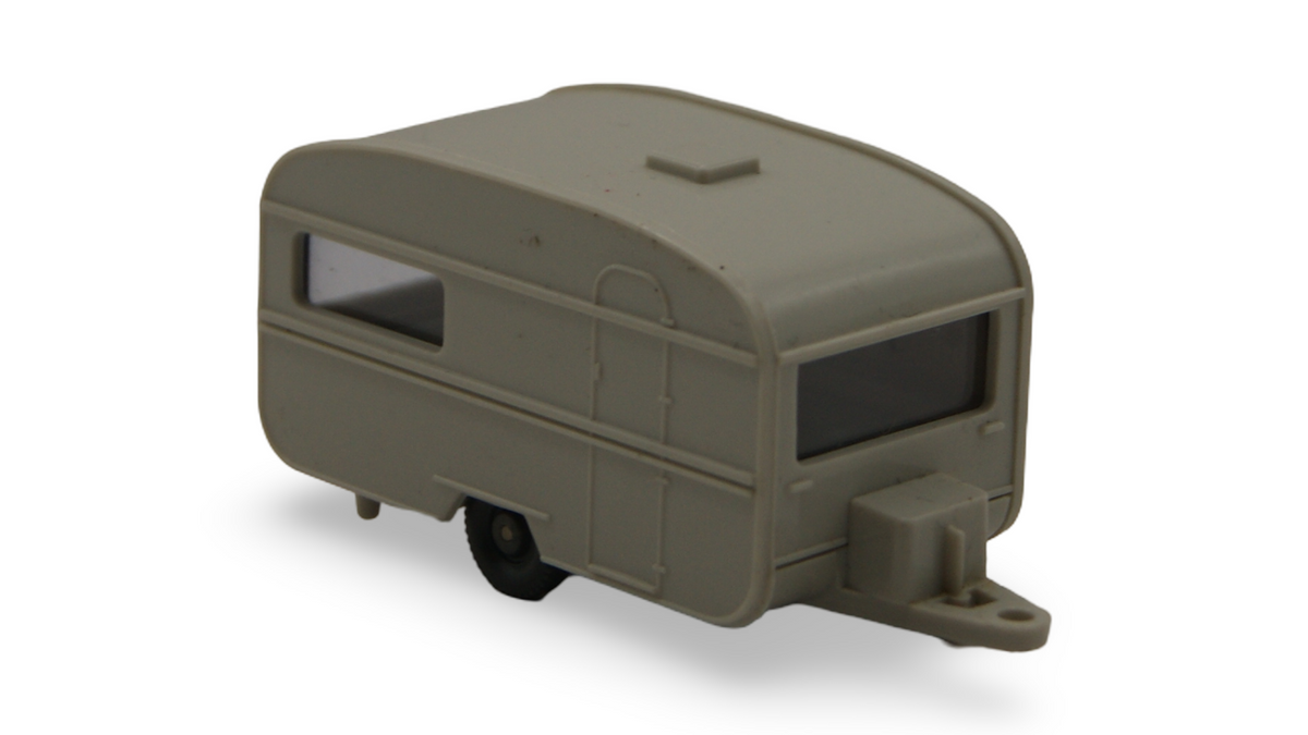 Wiking Dethleffs Wohnwagen 530 1:87 H0 creme Caravan Anhänger