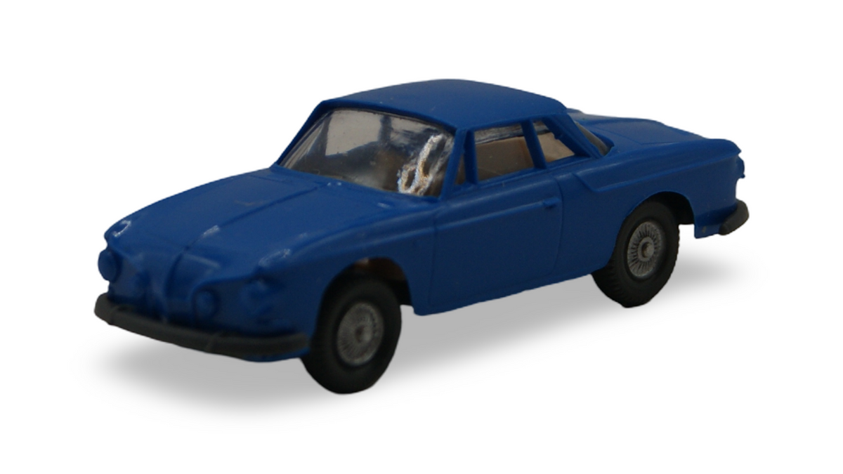 Wiking FM2 VW Karmann Ghia 1:87 H0 blau Modellauto ohne OVP