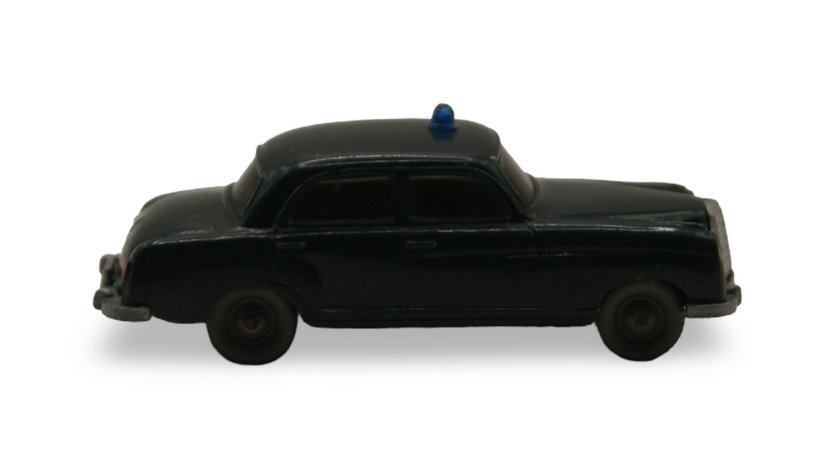 Wiking Mercedes-Benz 220 Polizei 1:87 H0 dunkelgrün mit Blaulicht