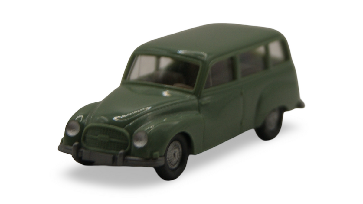Wiking DKW Auto Union 1000 Universal Kombi 1:87 H0 resedagrün