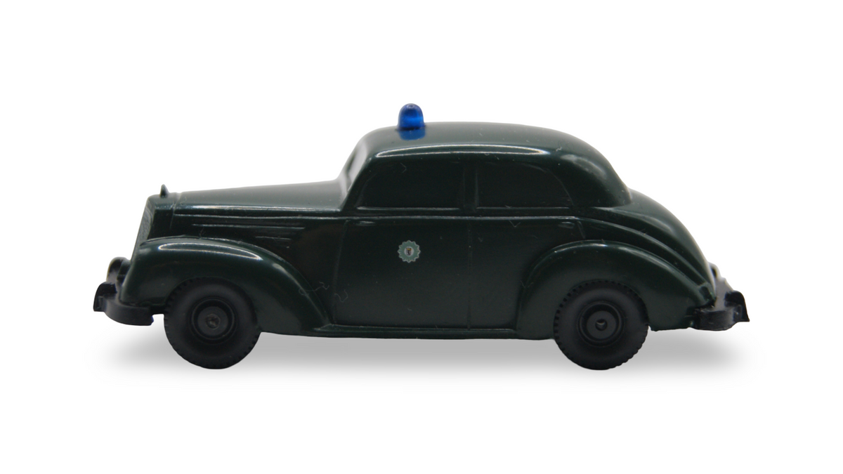 Wiking Mercedes-Benz 260 D Polizei 1:87 H0 dunkelgrün mit Blaulicht