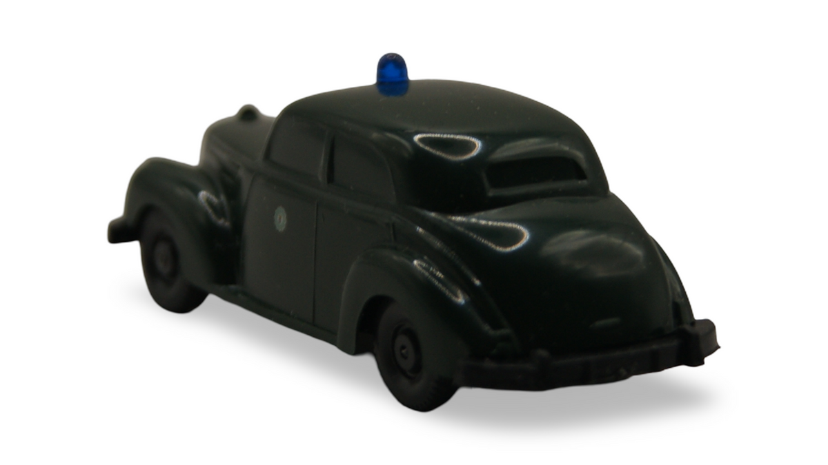 Wiking Mercedes-Benz 260 D Polizei 1:87 H0 dunkelgrün mit Blaulicht