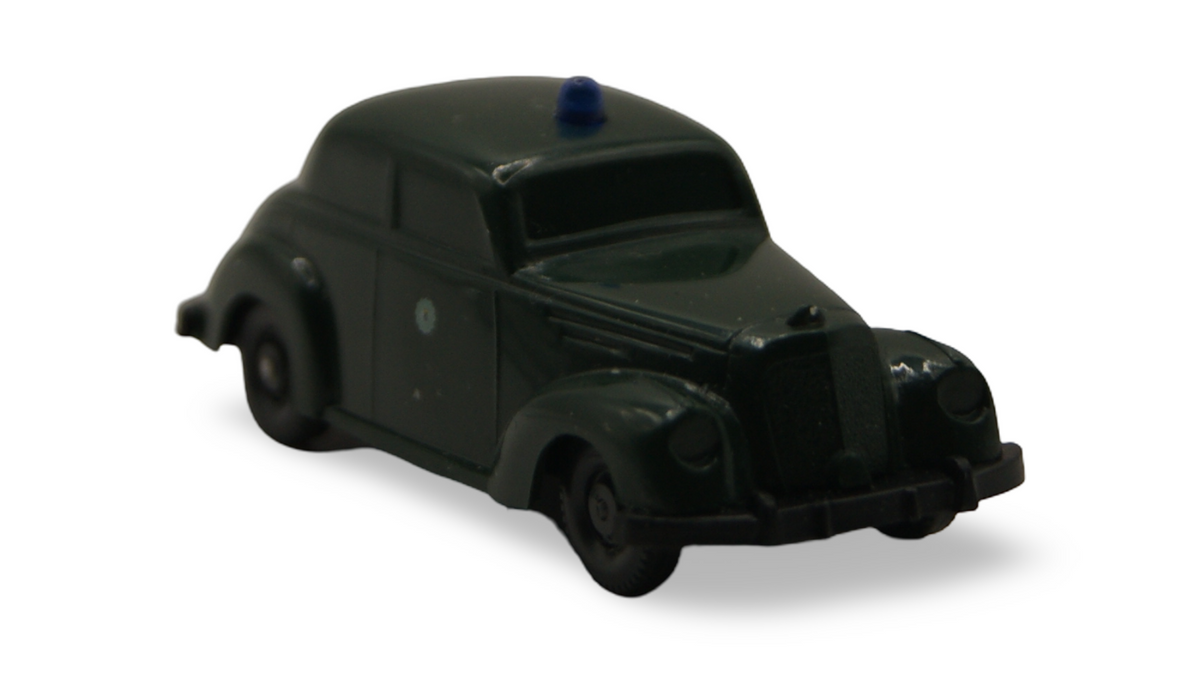 Wiking Mercedes-Benz 260 D Polizei 1:87 H0 dunkelgrün mit Blaulicht