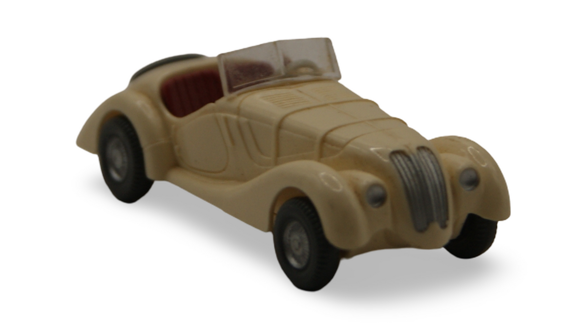 Wiking BMW 328 Roadster 1:87 H0 cremeweiß Cabriolet Oldtimer