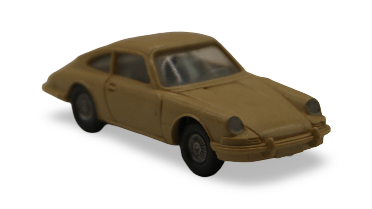 Wiking Porsche 911 Coupé beige 1:87 H0 Vintage Modellauto Nr. 160