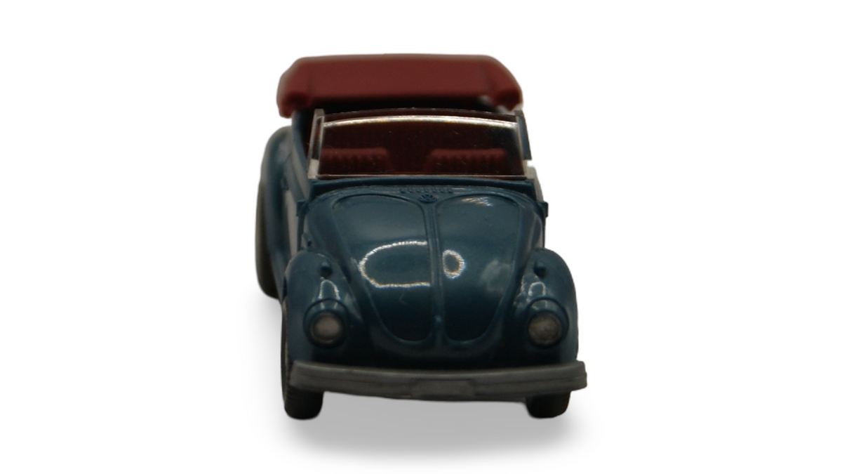 Wiking VW Käfer Cabrio Typ 3 blaugrau 1:87 H0 Vintage Modellauto 305/1E