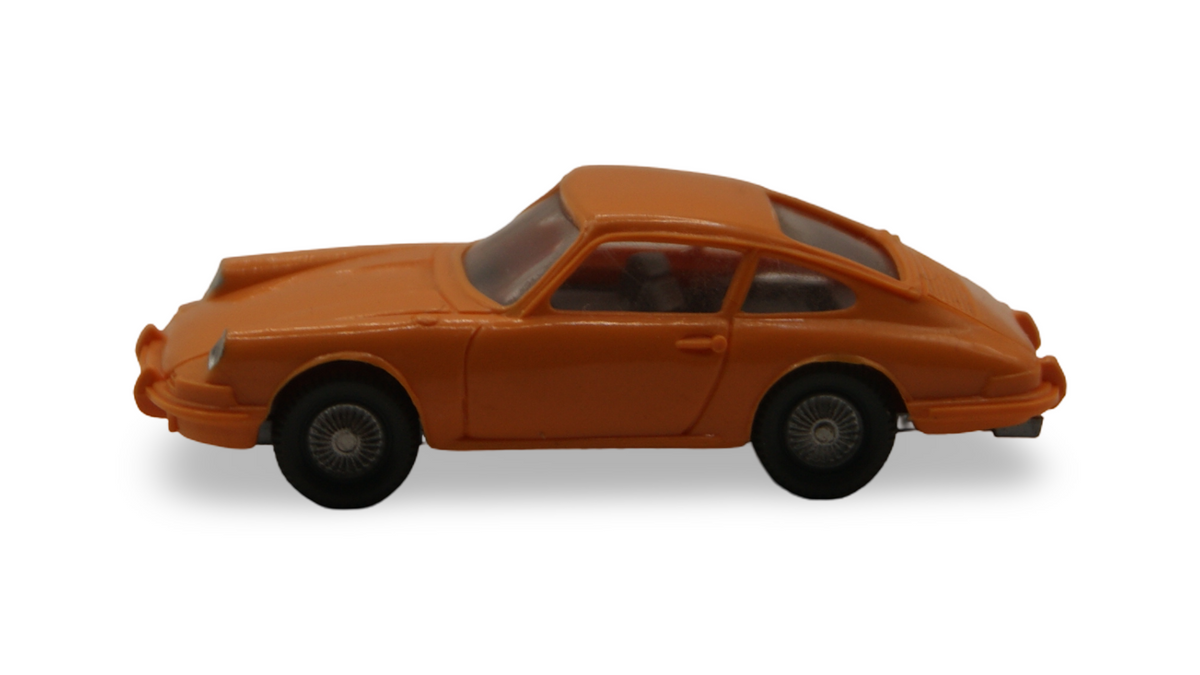 Wiking Porsche 911 Coupé orangegelb 1:87 H0 Vintage Modellauto 160/5