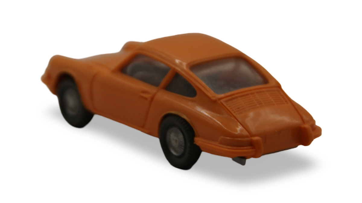 Wiking Porsche 911 Coupé orangegelb 1:87 H0 Vintage Modellauto 160/5