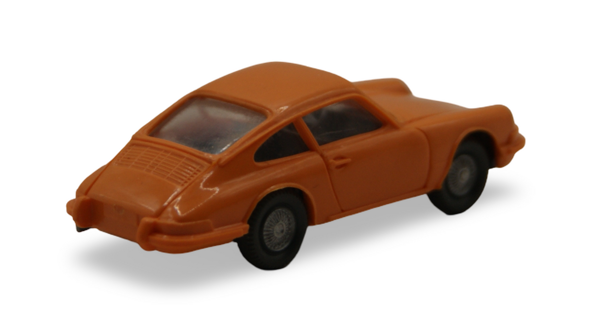 Wiking Porsche 911 Coupé orangegelb 1:87 H0 Vintage Modellauto 160/5