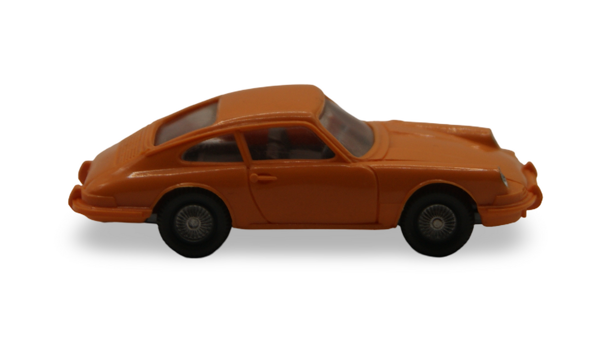 Wiking Porsche 911 Coupé orangegelb 1:87 H0 Vintage Modellauto 160/5