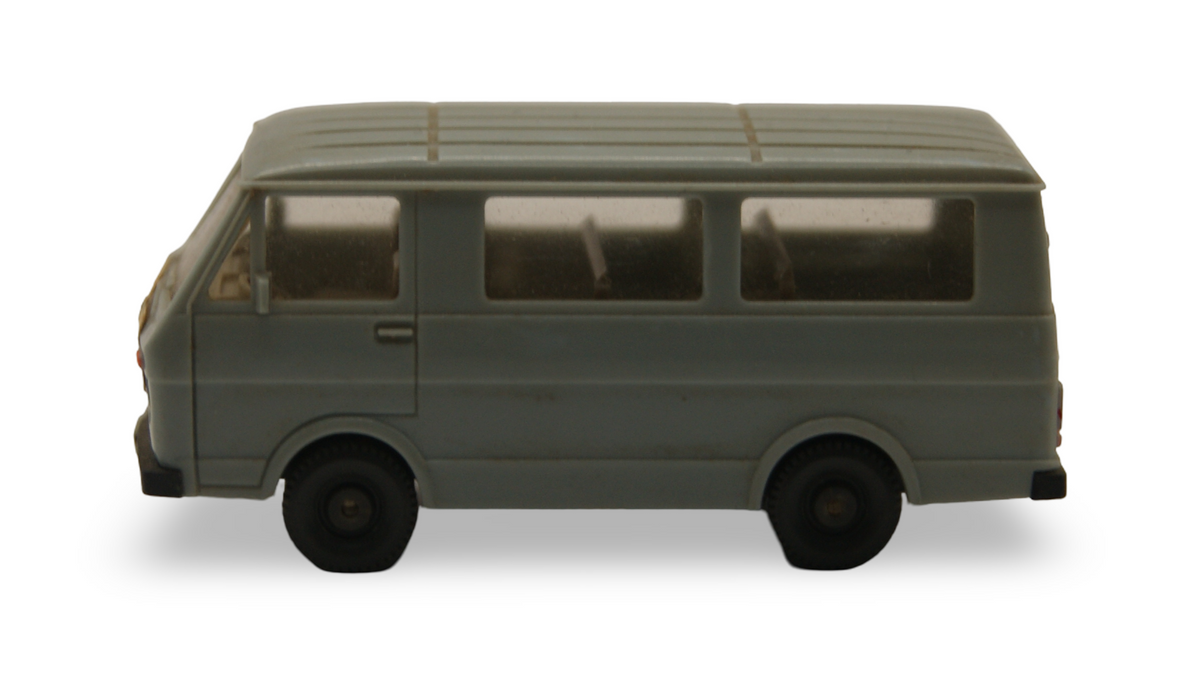 Wiking VW LT 28 Bus Schulbus hellblaugrau 1:87 H0 Vintage Modellauto