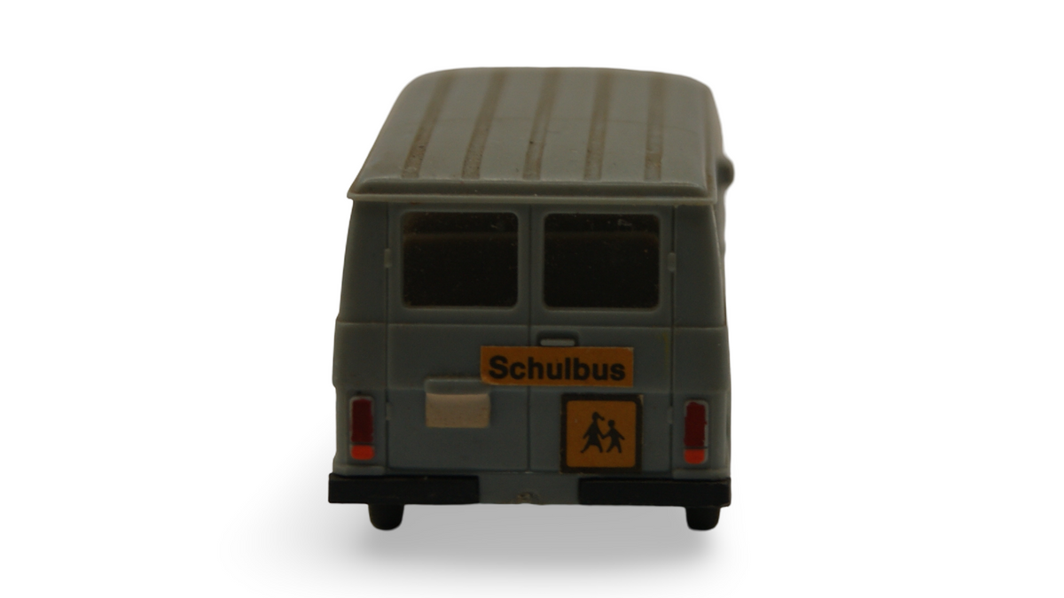 Wiking VW LT 28 Bus Schulbus hellblaugrau 1:87 H0 Vintage Modellauto