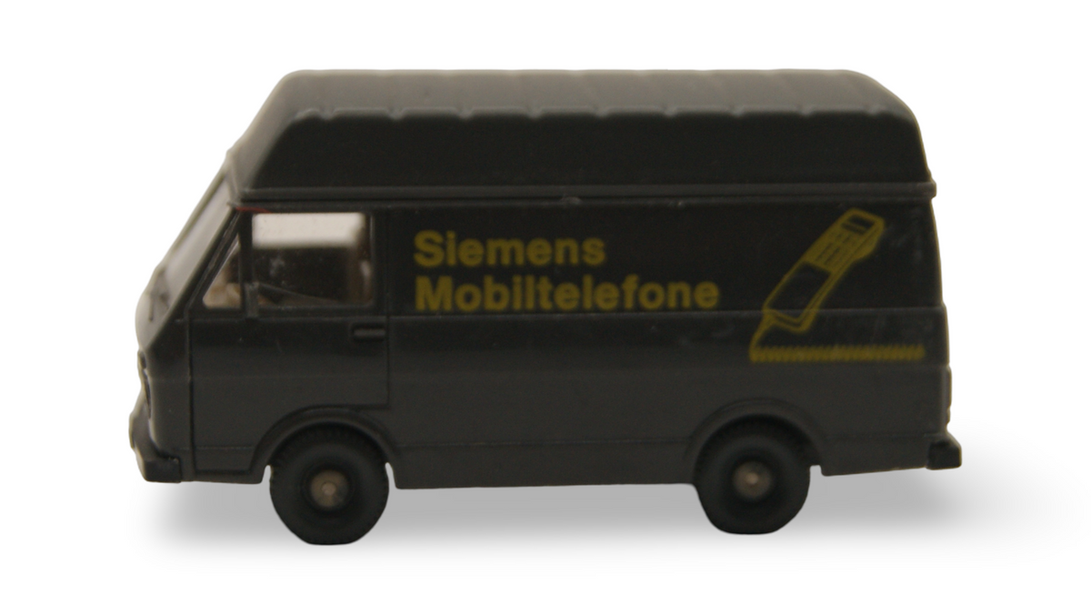Wiking VW LT 28 Hochdach Siemens Mobiltelefone dunkelbasaltgrau 1:87 H0 304A