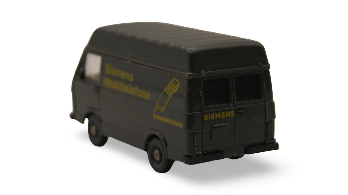 Wiking VW LT 28 Hochdach Siemens Mobiltelefone dunkelbasaltgrau 1:87 H0 304A